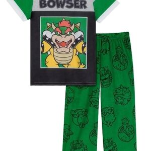 Kids Bowser Graphic Pajama Set
